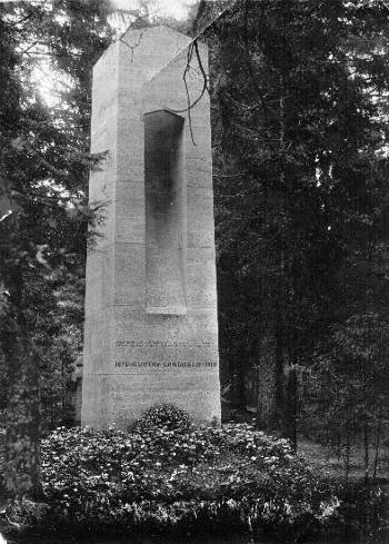 Ehemaliges Grabdenkmal für Gustav Landauer